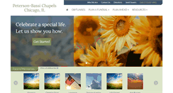 Desktop Screenshot of petersonfuneralhome.com